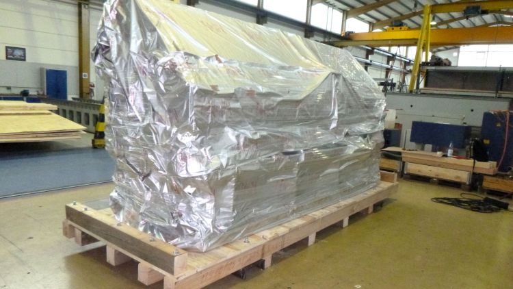 Dichte Sperrschicht aus Alufolie