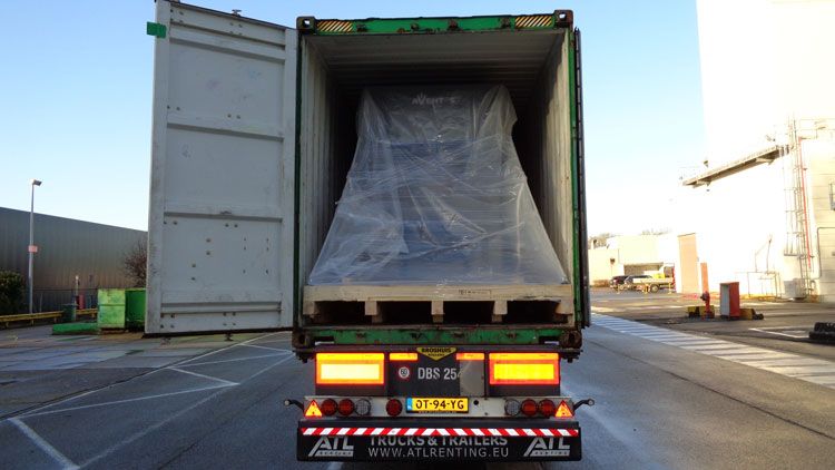 Containerstauung LKW