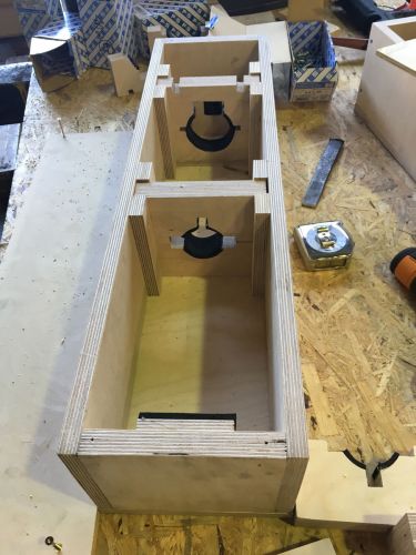 Wehrtechnikkiste mit Einbauten