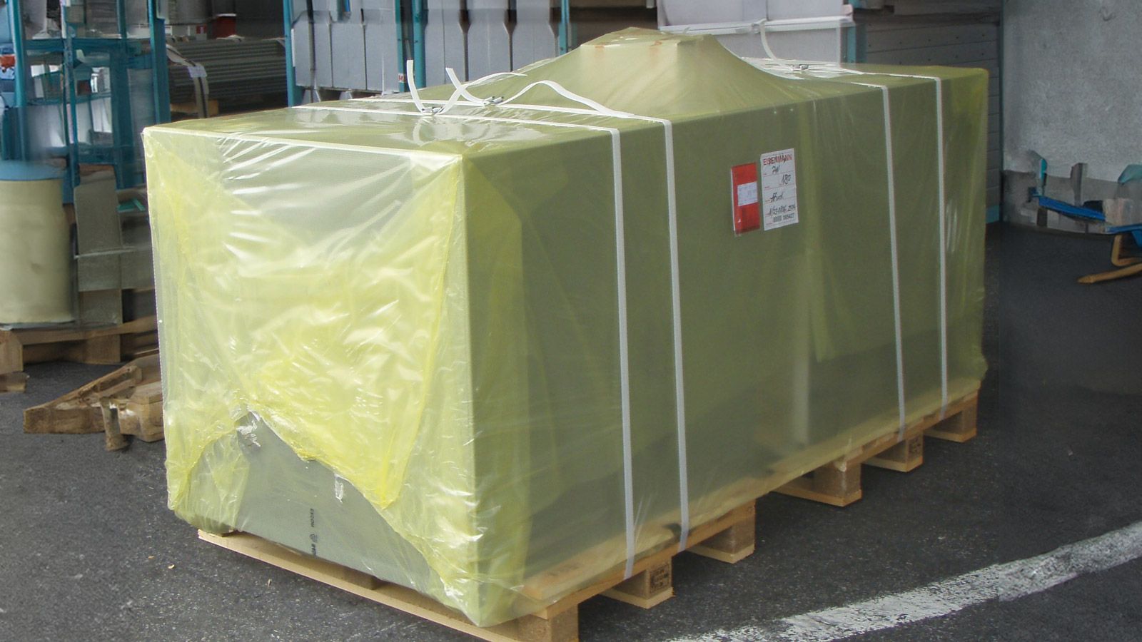 PVC Schrumpffolie Transparent gelb